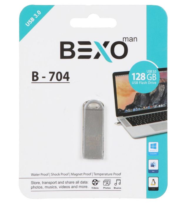 فلش مموری بکسو مدل B-704 USB 3.0 ظرفیت 128 گیگابایت