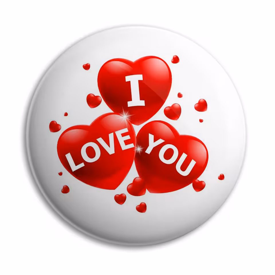 پیکسل پرمانه طرح I Love You کد pm.5426