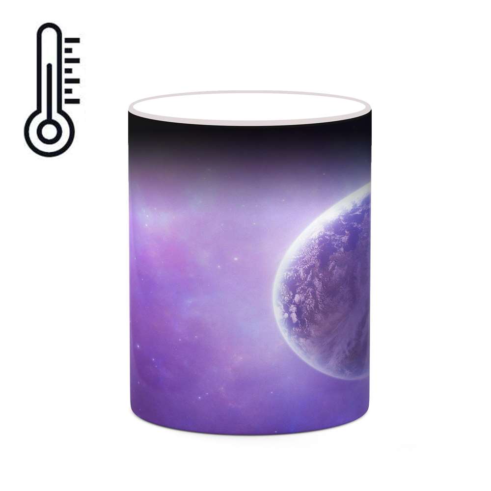 ماگ حرارتی کاکتی طرح فضا و کهکشان مدل mgh20001