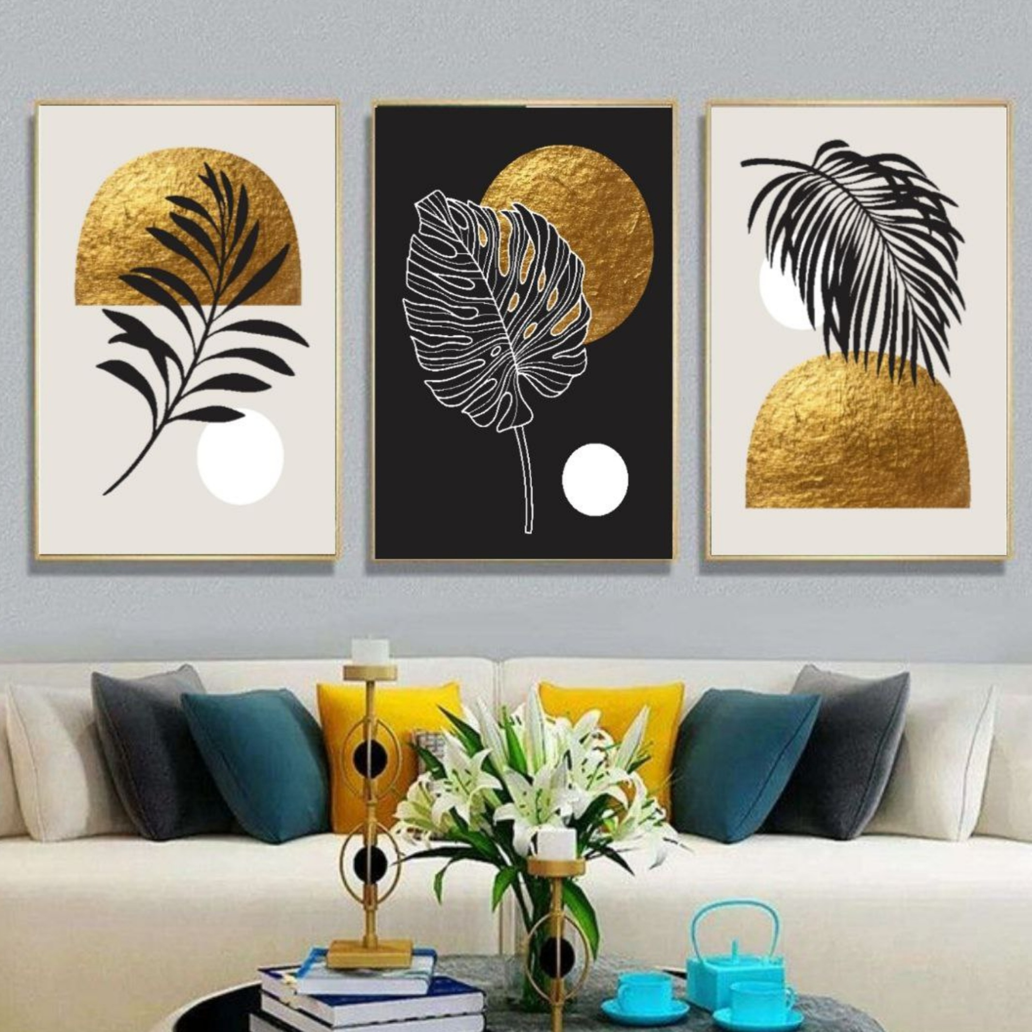 تابلو مدل دکوراتیو کد 1138 بسته 3 عددی