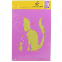 شابلون استنسیل 30*40 طرح گربه کد A164 مجد