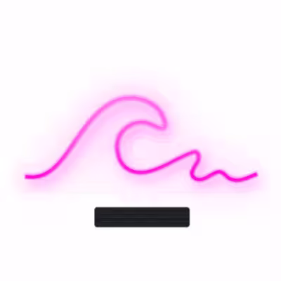 چراغ رومیزی ریموت دار مدل WAVE-GL_PN-GLASS
