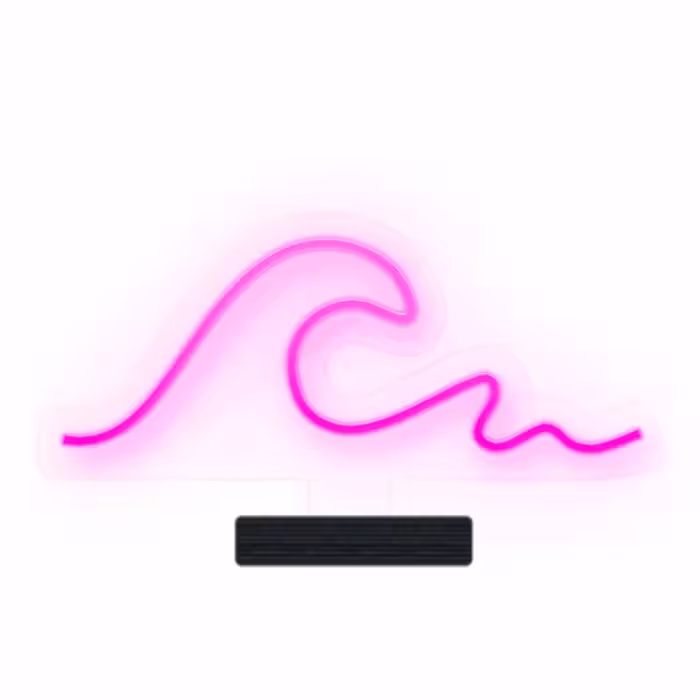 چراغ رومیزی ریموت دار مدل WAVE-GL_PN-GLASS