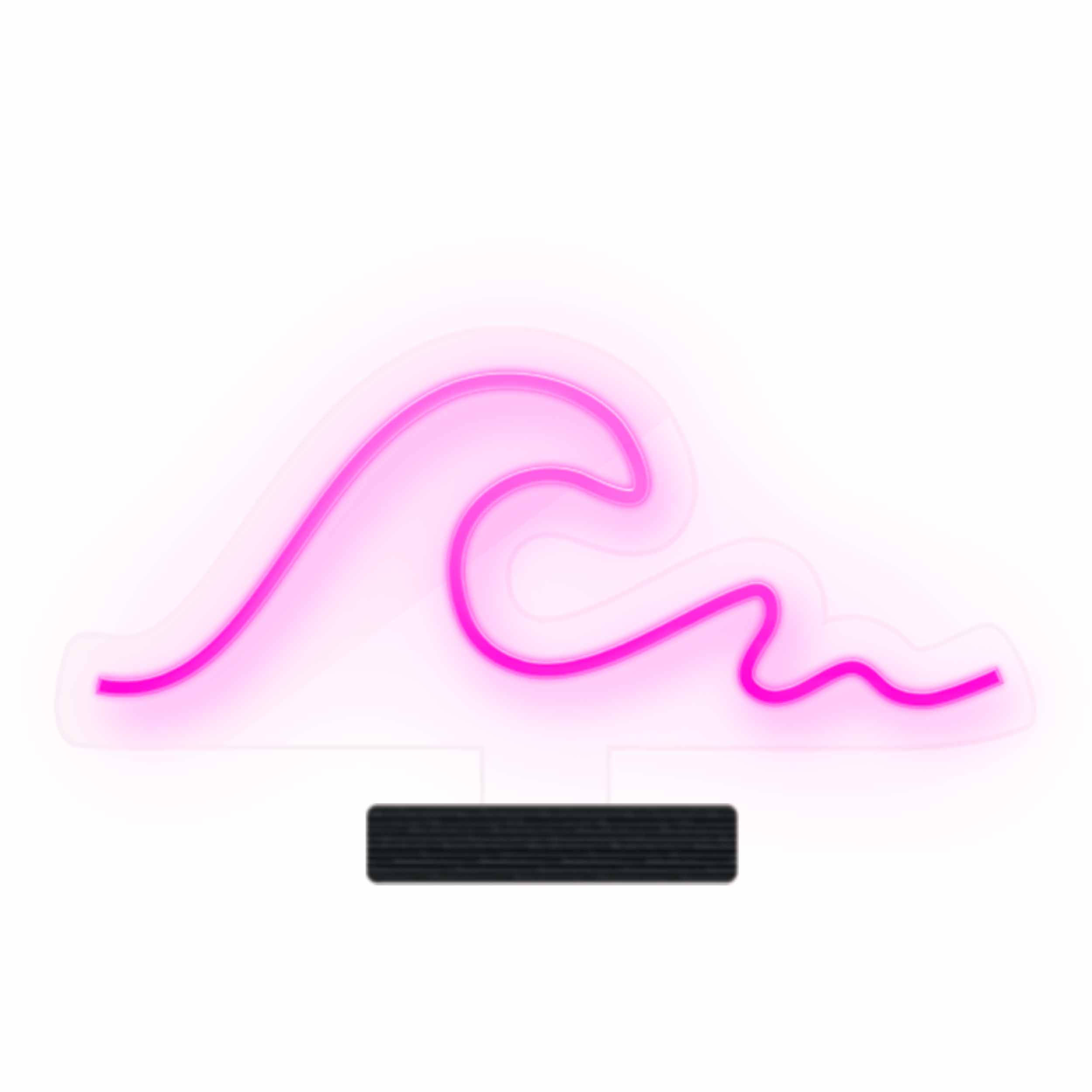 چراغ رومیزی ریموت دار مدل WAVE-GL_PN-GLASS