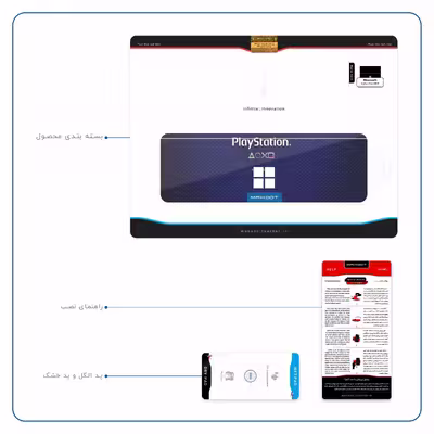 برچسب پوششی ماهوت مدل PS مناسب برای تبلت مایکروسافت Surface Pro 4 2015