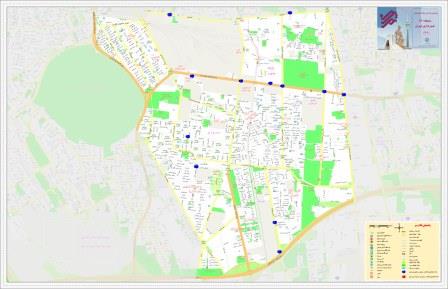 دانلود نقشه اتوكد منطقه 16 تهران بصورت قطعه بندي