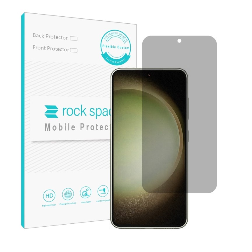 گلس پرایوسی (حریم شخصی)نانو و ضد ضربه گوشی سامسونگ s23 plus  برند راک اسپیس