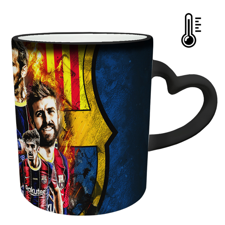 ماگ حرارتی مدل دسته قلبی طرح مسی کد 73