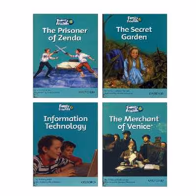 کتاب Family and Friends 6 Readers Book اثر جمعی از نویسندگان انتشارات ابداع 4 جلدی