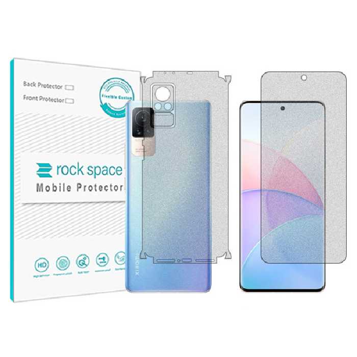 محافظ صفحه نمایش مات راک اسپیس مدل HyMTT مناسب برای گوشی موبایل شیائومی Civi 1sبه همراه محافظ پشت | کالا برتری