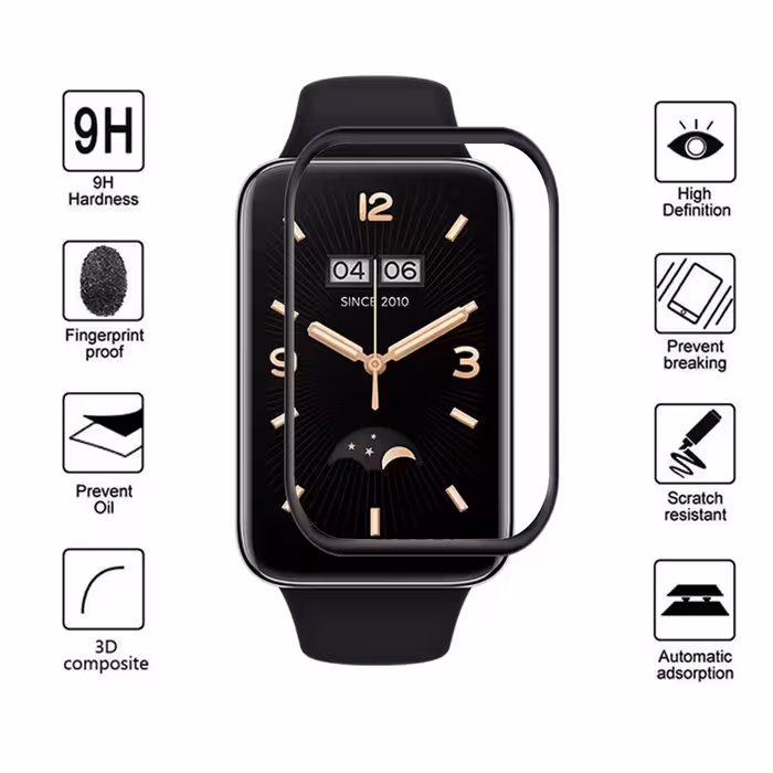 محافظ صفحه نمایش راینو مدل PMMA مناسب برای مچ بند هوشمند شیائومی Mi Band 7 Pro