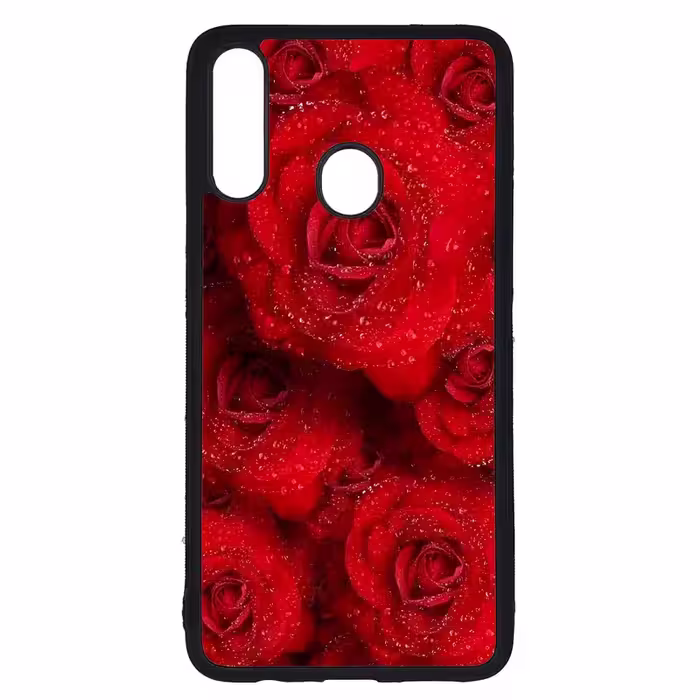 کاور طرح گل رز کد G-012 مناسب برای گوشی موبایل سامسونگ Galaxy A20s | دیجی قاب دونی