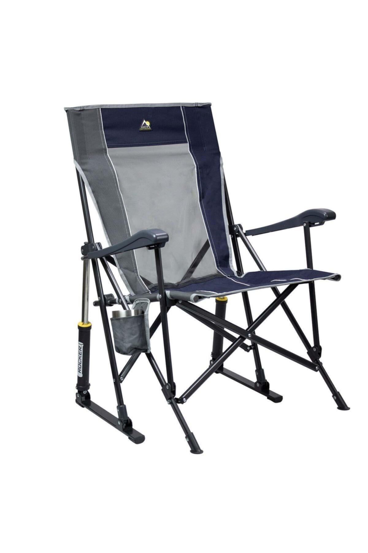 صندلی کمپ آبی مردانه و زنانه کمپینگ اردوگاه تاشو Roadtrip با کمک فنر GCI Outdoor