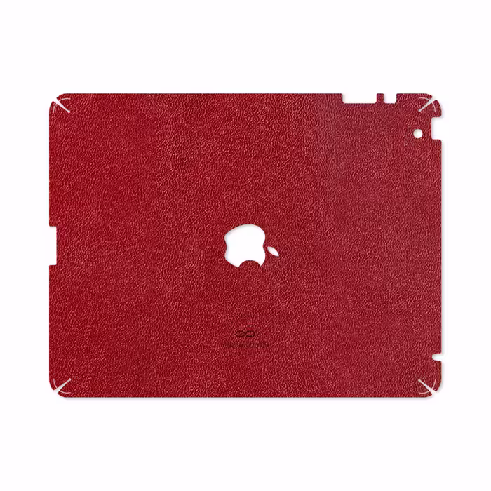 برچسب پوششی ماهوت مدل Red-Leather مناسب برای تبلت اپل iPad 2 2011 A1395