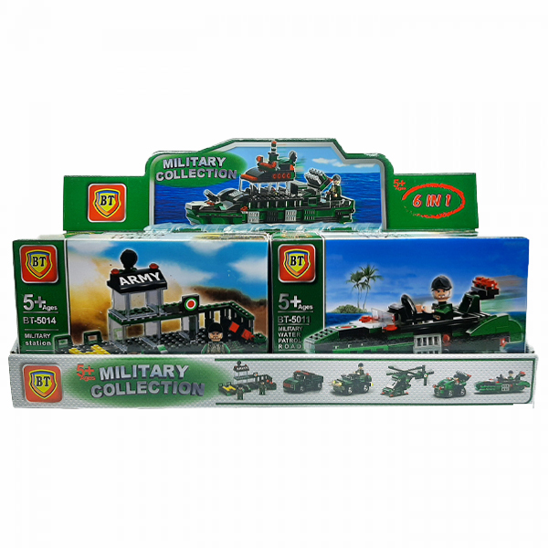 ساختنی بی تی مدل ارتشی مجموعه 6 عددی