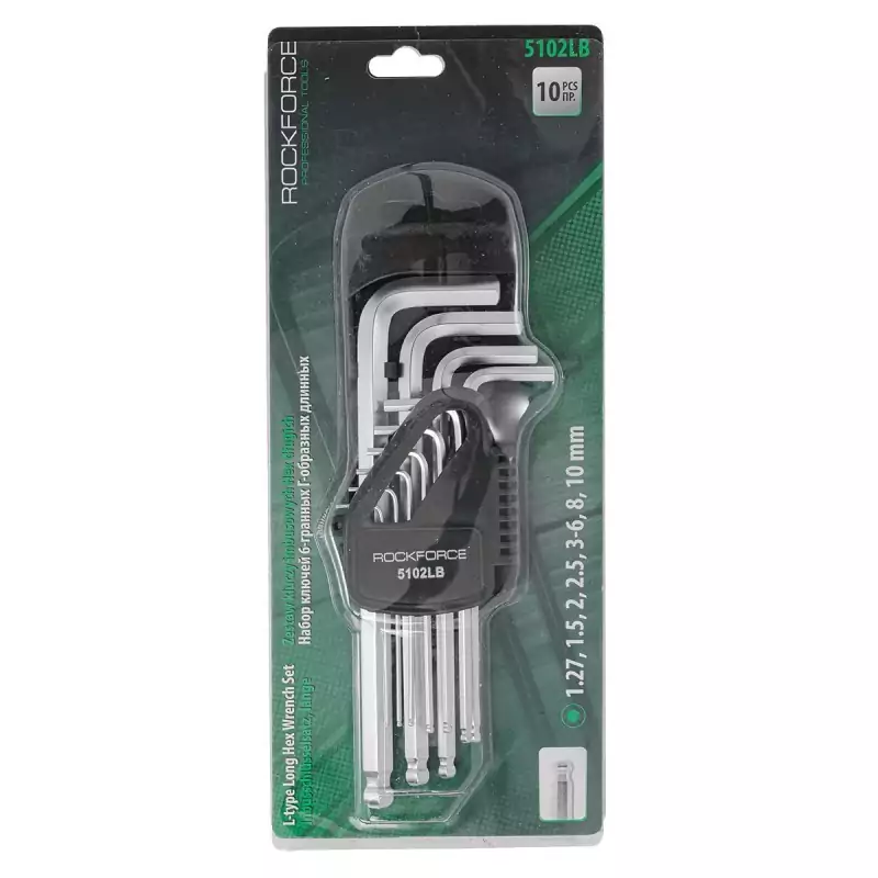 الن شش گوش سرگرد Rockforce تایوان  مجموعه 10 عددی سایز 127 الی 10 میلیمتر