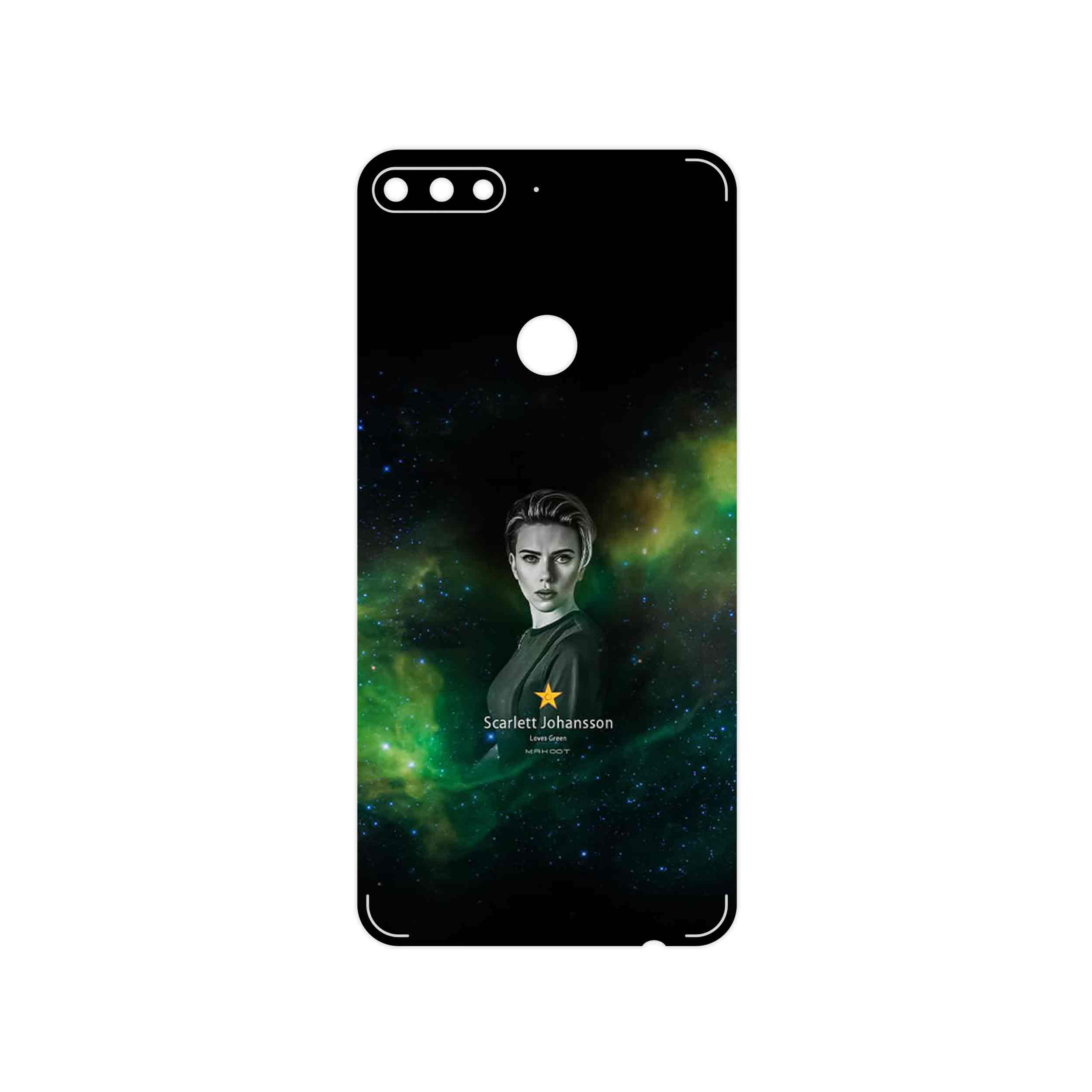 برچسب پوششی ماهوت مدل Scarlett Johansson مناسب برای گوشی موبایل هوآوی Y7 Prime 2018