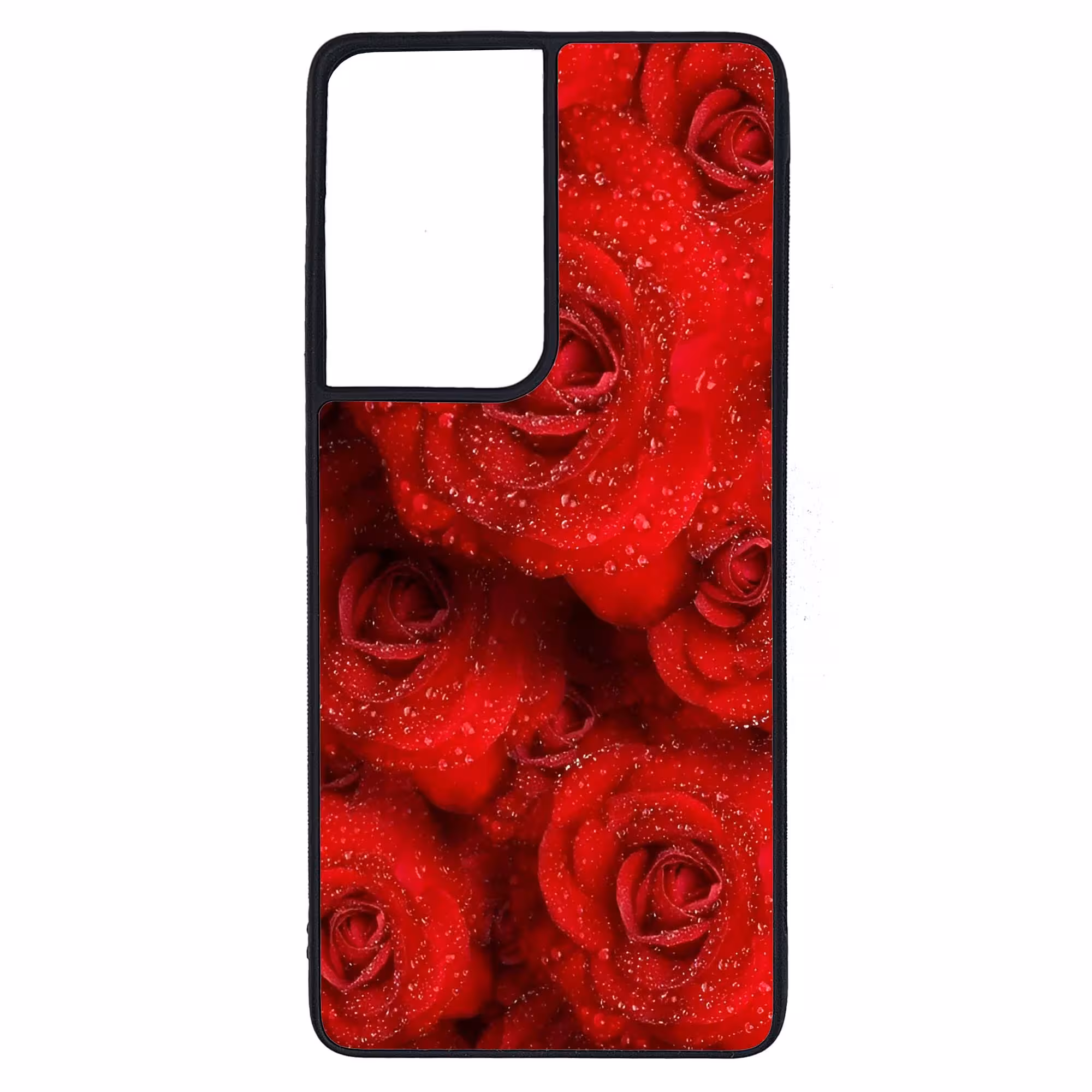 کاور طرح گل رز کد G-012 مناسب برای گوشی موبایل سامسونگ Galaxy S21 Ultra | دیجی قاب دونی