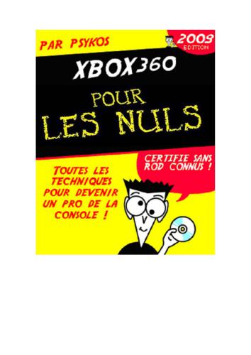 خرید و دانلود نسخه کامل کتاب La Xbox 360 pour les nuls