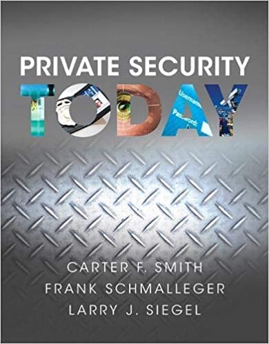 خرید و دانلود نسخه کامل کتاب Private Security Today - Pdf