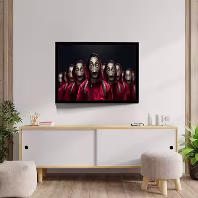 تابلو مدل money heist netflix کد F-10010