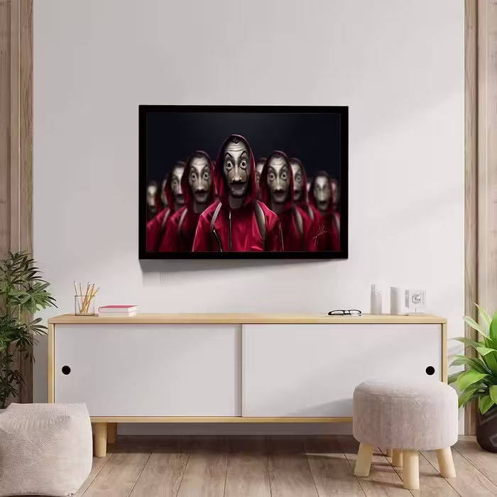 تابلو مدل money heist netflix کد F-10010