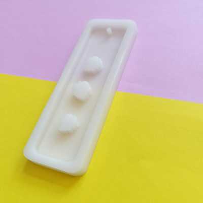 قالب رزین مدل بوک مارک طرح برگ کد BK-L1 