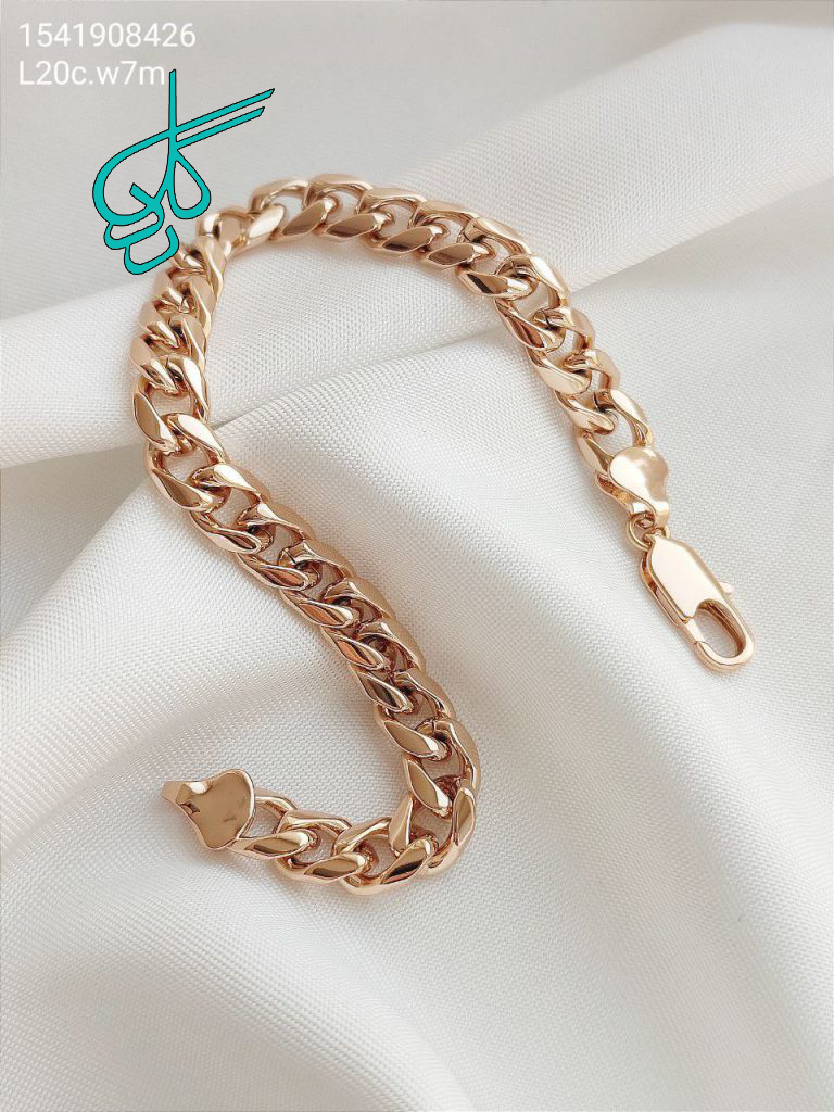 خرید دستبند زنانه مارک ژوپینگ پهنای 7 میلیمتری کیفیت عالی طول 20 سانتی متر کد 1216194 - ردگل