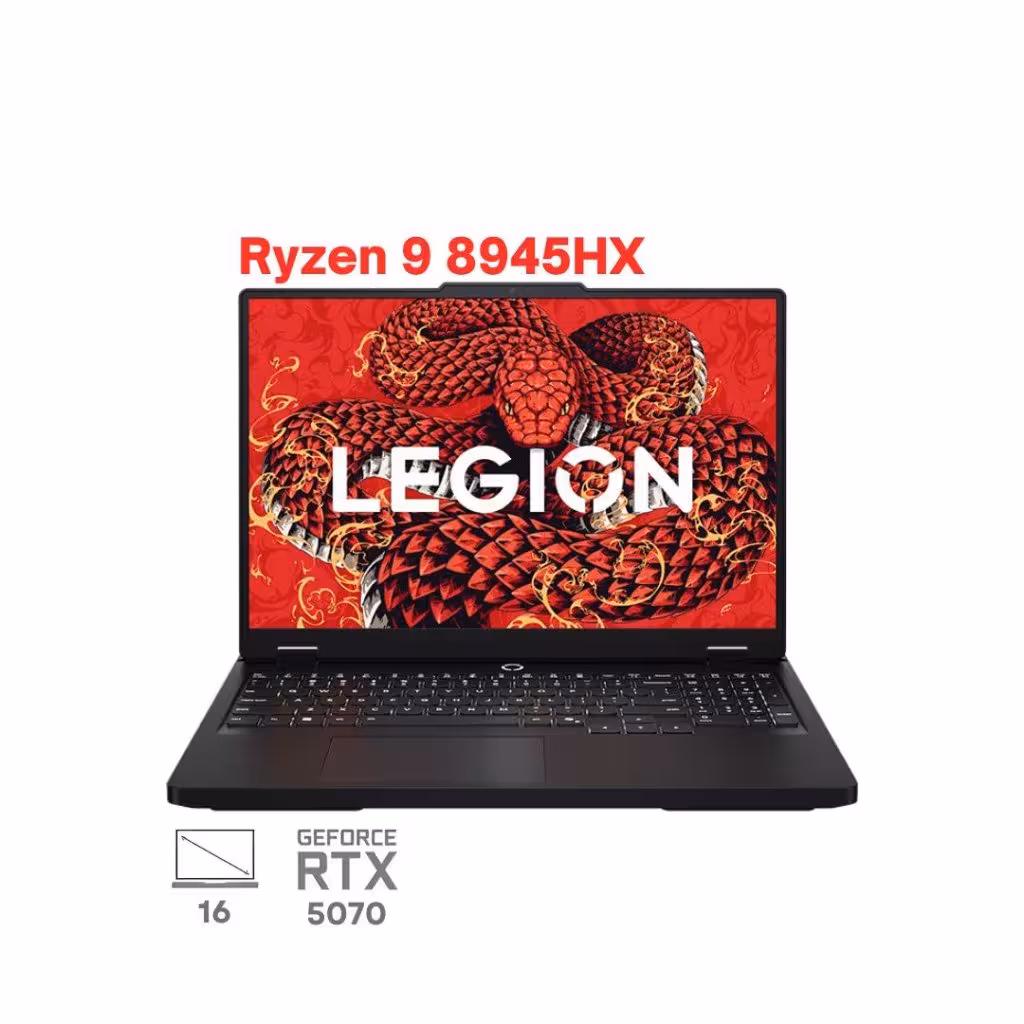 لپ تاپ گیمینگ لنوو لیجن 5 اسلیم مدل Lenovo Legion 5 Slim R7000P R9 8945HX RTX 5070 115W 16G 1T 2.5K 240Hz 2025