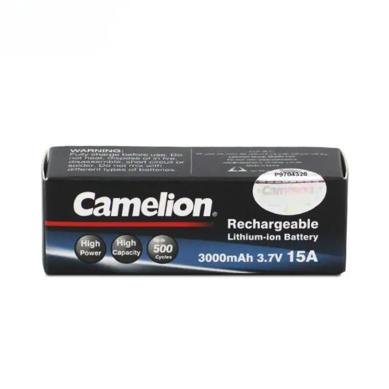 باتری لیتیوم-یون قابل شارژ کملیون مدل ICR-18650 ظرفیت 3000میلی آمپرساعت