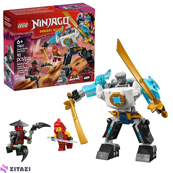 لگو سری نینجاگو مدل Zane's Battle Suit Mech کد 71827