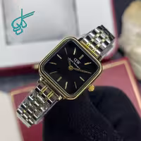 خرید ساعت زنانه DW دنیل ولینگتون قاب مربعی موتور ژاپن کیفیت عالی رنگ ثابت کد 1922243 - ردگل