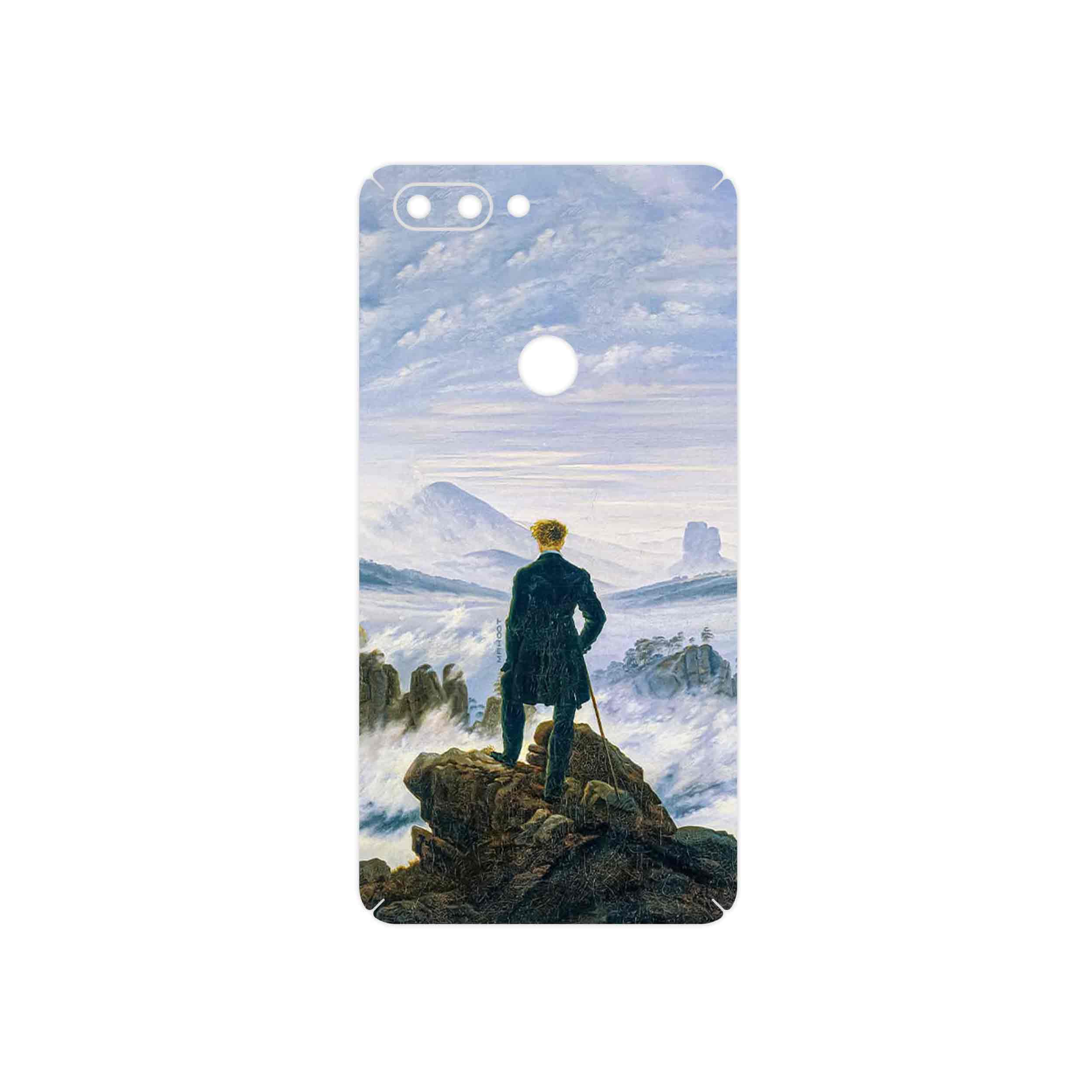 برچسب پوششی ماهوت مدل Wanderer above the Sea of Fog مناسب برای گوشی موبایل تکنو Phantom 8