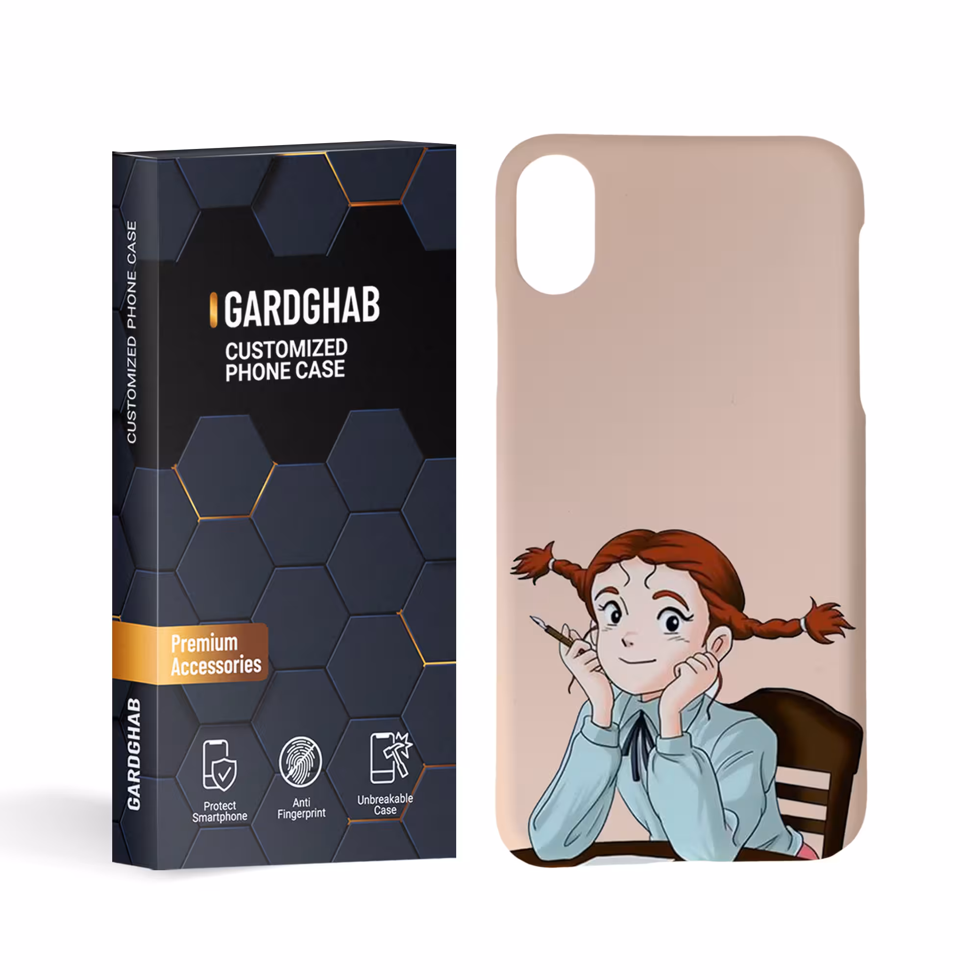 کاور گارد قاب مدل دخترانه مناسب برای گوشی موبایل اپل iPhone x/xs