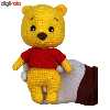 عروسک بافتنی شیکدو مدل ty41
