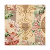 ملحفه آدنو مدل گلپری کد IR102 دونفره سایز 240x240 سانتی متر