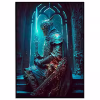 خرید تابلو دارک سولز Dark Souls Panel سایز 30 در 40 با بهترین قیمت