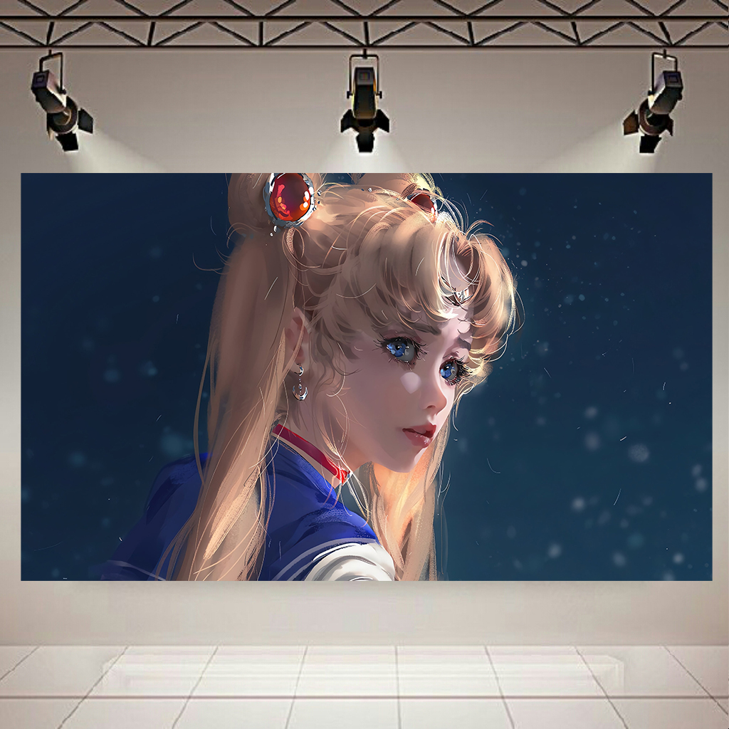 تابلو شاسی طرح انیمه دختر مدل Sailor moon کد AR650