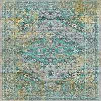 گلیم درجه1 ماندگار ابعاد متنوع زمینه گلیم غلبه سبز کد 1-657 | گلیم سبز کیفیت ضد حساسیت