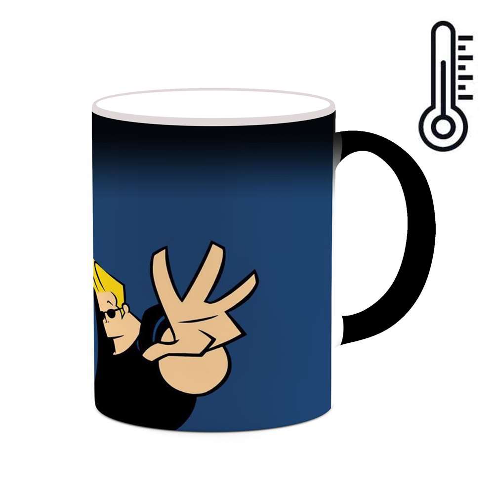 ماگ حرارتی کاکتی طرح کارتون Johnny Bravo مدل mgh22696