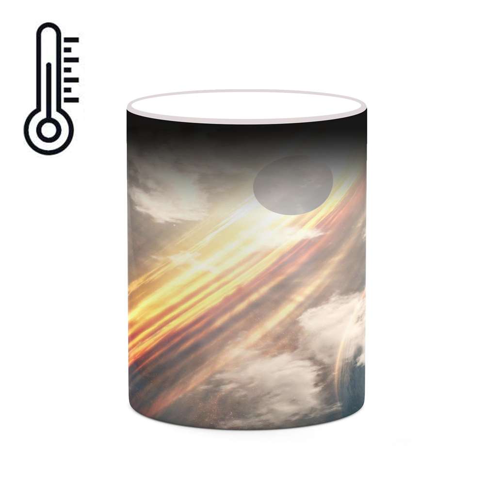 ماگ حرارتی کاکتی طرح فضا و کهکشان مدل mgh20127