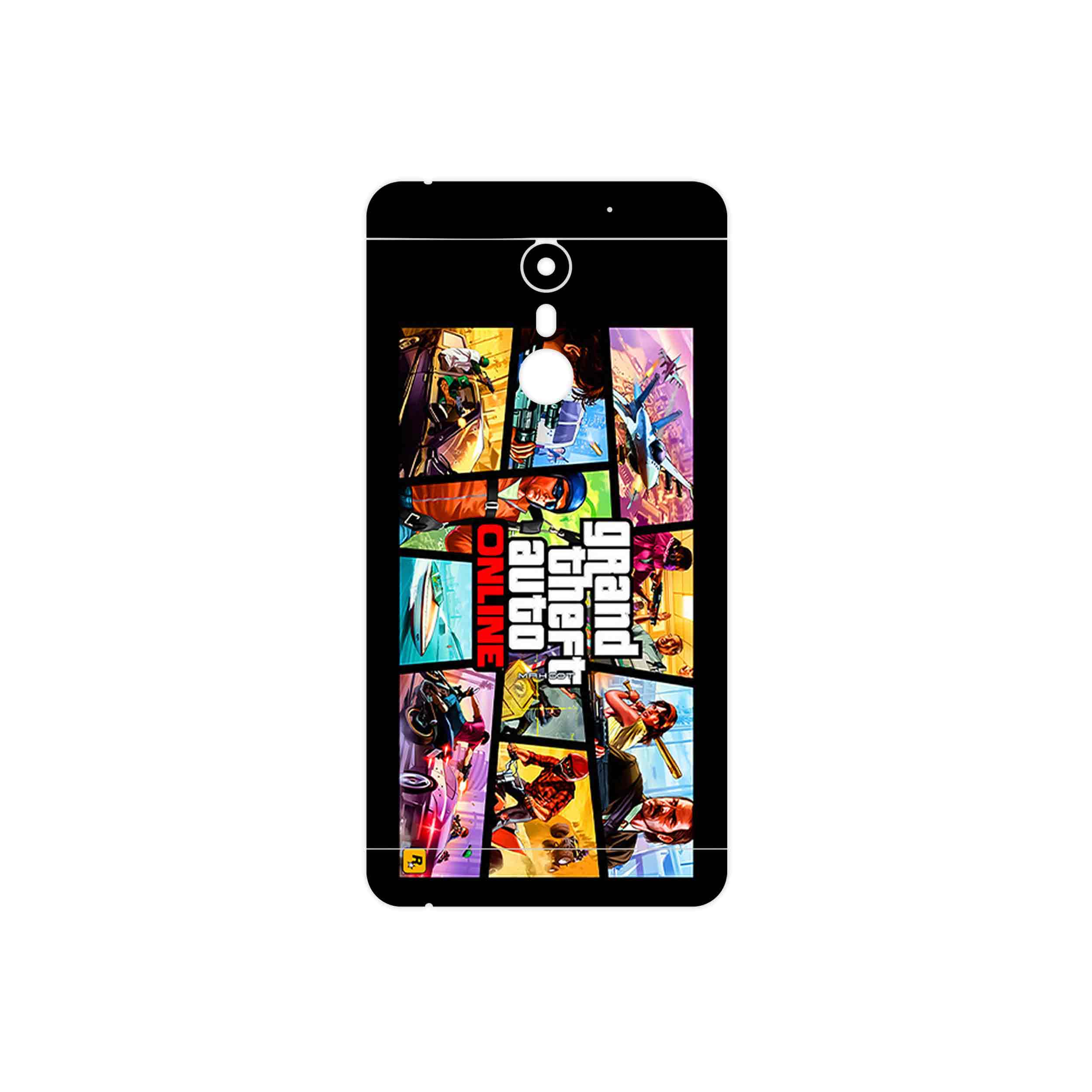 برچسب پوششی ماهوت مدل GTA Online Game Series مناسب برای گوشی موبایل یومی Super