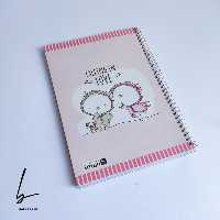 دفتر مجلد 60 برگ ایمان طرح لاو