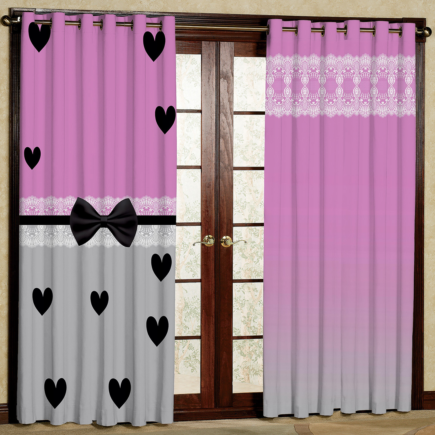 پرده مدل طرح دار هازان پانچی کد 1205a سایز 140x200 سانتی متر