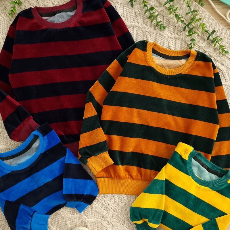 بلوز تک مخمل حوله ای