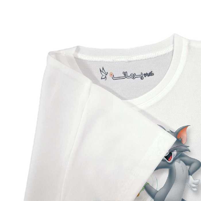 تی شرت بچگانه پرمانه طرح tom and jerry کد pmt.2982