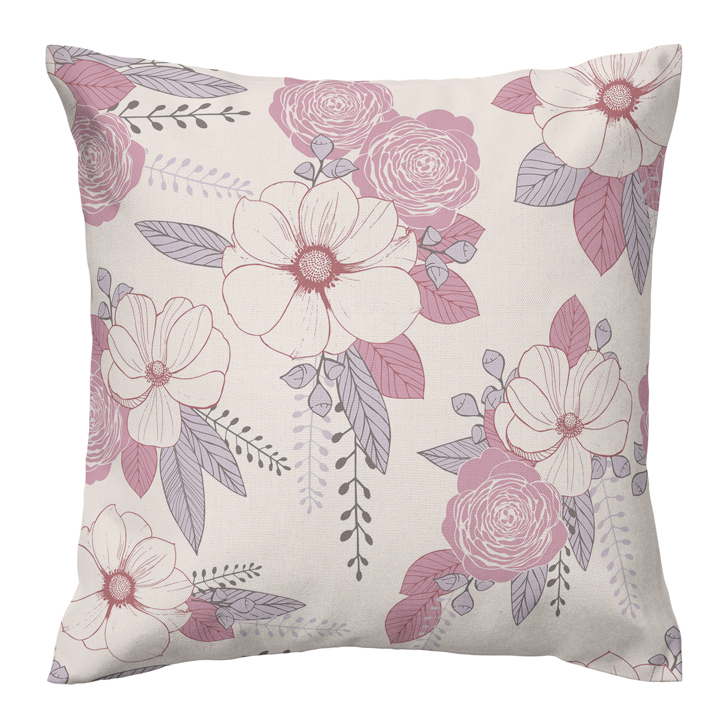 کاور کوسن مدل گل دورو طرح دار کد 1400222