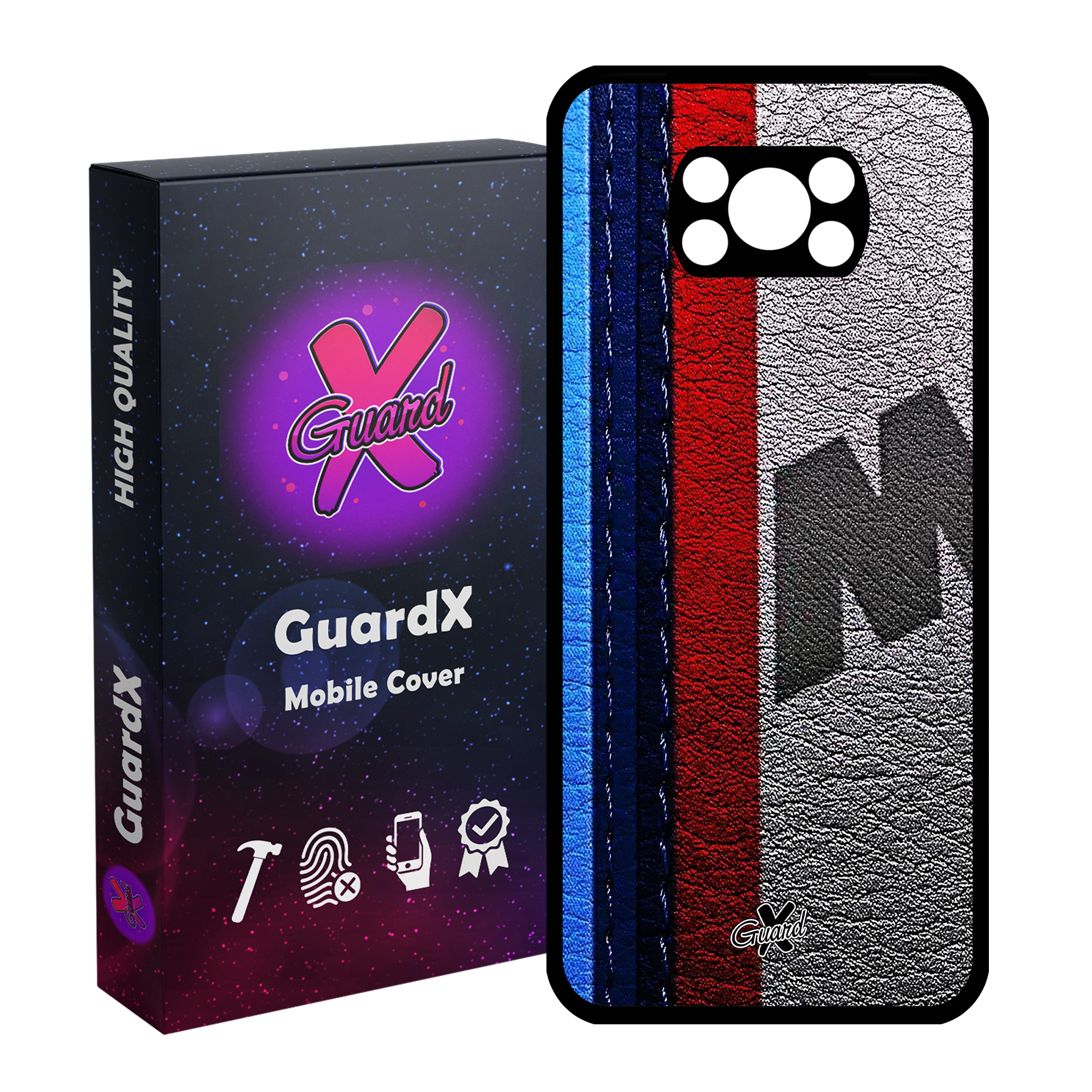 کاور گارد ایکس طرح BMW مدل Glass10344 مناسب برای گوشی موبایل شیائومی Poco X3 / Poco X3 NFC