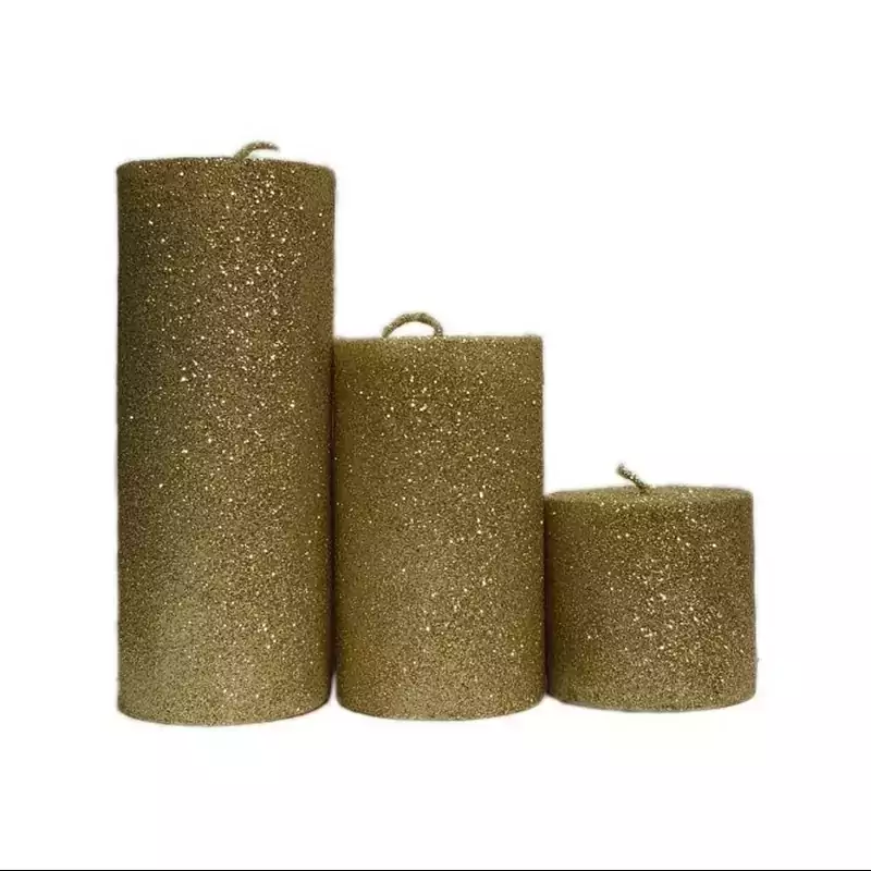 شمع مدل اکلیلی مجموعه 3 عددی