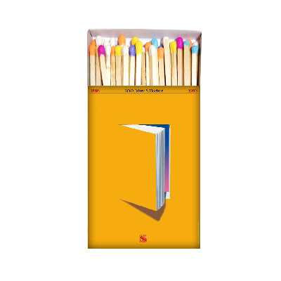 کبریت طرح کتاب کد kbt1071